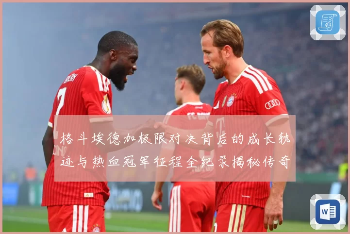 格斗埃德加极限对决背后的成长轨迹与热血冠军征程全纪录揭秘传奇